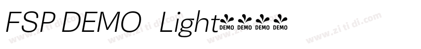 FSP DEMO   Light字体转换